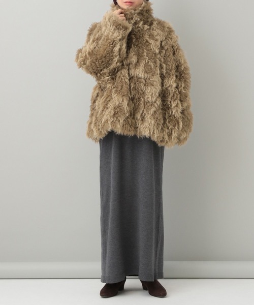 A part by（アパートバイ）の「【一部店舗限定】コモンドールファーコート（その他アウター・レディース・ベージュ/ブラウン系その他・FREE）」の5枚目の写真