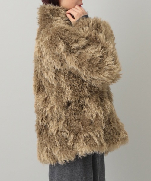 A part by（アパートバイ）の「【一部店舗限定】コモンドールファーコート（その他アウター・レディース・ベージュ/ブラウン系その他・FREE）」の9枚目の写真