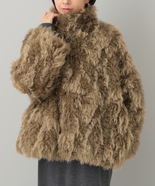 A part by（アパートバイ）の「【一部店舗限定】コモンドールファーコート（その他アウター・レディース・ベージュ/ブラウン系その他・FREE）」の10枚目の写真