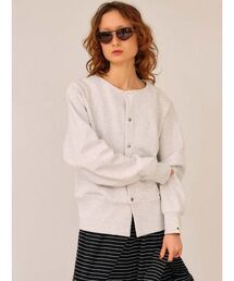 null.（ヌル）の「メタルボタンスウェットカーディガン（カーディガン/ボレロ）」