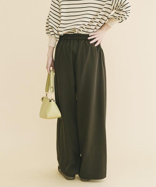 ITEMS URBANRESEARCH(アイテムズ アーバンリサーチ)の「ワイドイージーパンツ(その他パンツ・レディース・ベージュ/ブラウン/ボルドー・FREE)」の10枚目の写真