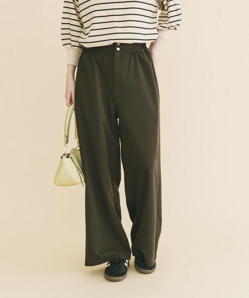 ITEMS URBANRESEARCH(アイテムズ アーバンリサーチ)の「ワイドイージーパンツ(その他パンツ・レディース・ベージュ/ブラウン/ボルドー・FREE)」の11枚目の写真