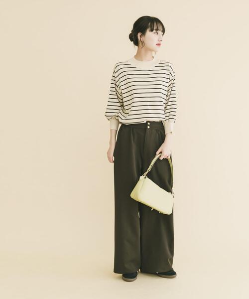 ITEMS URBANRESEARCH(アイテムズ アーバンリサーチ)の「ワイドイージーパンツ(その他パンツ・レディース・ベージュ/ブラウン/ボルドー・FREE)」の13枚目の写真