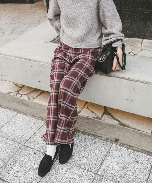 ITEMS URBANRESEARCH(アイテムズ アーバンリサーチ)の「ワイドイージーパンツ(その他パンツ・レディース・ベージュ/ブラウン/ボルドー・FREE)」の16枚目の写真