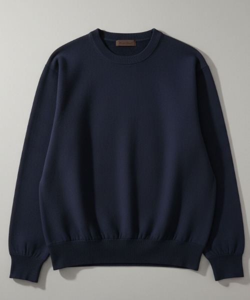 Rinascente(リナシェンテ)の「【Rinascente/リナシェンテ】AGAPE ニット セーター 長袖 CASHWOOL使用(ニット/セーター・メンズ・ブラック/チャコールアッシュ/ピンク/アイボリー/マスタード/ネイビー/ブルー/レッド/テラコッタ・SMALL/MEDIUM/LARGE)」の5枚目の写真
