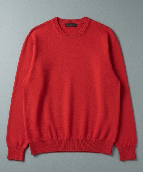 Rinascente(リナシェンテ)の「【Rinascente/リナシェンテ】AGAPE ニット セーター 長袖 CASHWOOL使用(ニット/セーター・メンズ・ブラック/チャコールアッシュ/ピンク/アイボリー/マスタード/ネイビー/ブルー/レッド/テラコッタ・SMALL/MEDIUM/LARGE)」の9枚目の写真
