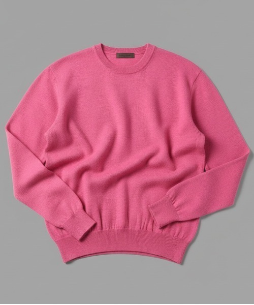Rinascente(リナシェンテ)の「【Rinascente/リナシェンテ】AGAPE ニット セーター 長袖 CASHWOOL使用(ニット/セーター・メンズ・ブラック/チャコールアッシュ/ピンク/アイボリー/マスタード/ネイビー/ブルー/レッド/テラコッタ・SMALL/MEDIUM/LARGE)」の8枚目の写真