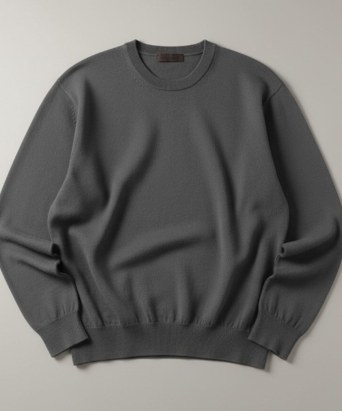 Rinascente(リナシェンテ)の「【Rinascente/リナシェンテ】AGAPE ニット セーター 長袖 CASHWOOL使用(ニット/セーター・メンズ・ブラック/チャコールアッシュ/ピンク/アイボリー/マスタード/ネイビー/ブルー/レッド/テラコッタ・SMALL/MEDIUM/LARGE)」の3枚目の写真