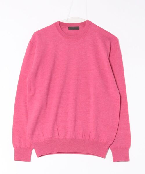 Rinascente(リナシェンテ)の「【Rinascente/リナシェンテ】AGAPE ニット セーター 長袖 CASHWOOL使用(ニット/セーター・メンズ・ブラック/チャコールアッシュ/ピンク/アイボリー/マスタード/ネイビー/ブルー/レッド/テラコッタ・SMALL/MEDIUM/LARGE)」の12枚目の写真