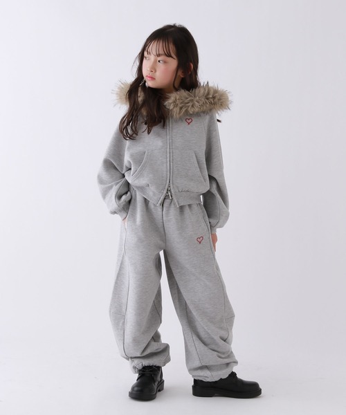 repipi armario（レピピ アルマリオ）の「【10C REPIPI】WZIPファーフーディ―（パーカー・キッズ・ブラック/グレー・110cm/120cm/130cm/140cm）」の11枚目の写真