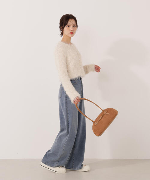 EDIT COLOGNE（エディットコロン）の「＜Ｅ＞きらふわカーディガン / 1215277102（カーディガン/ボレロ・レディース・ベージュ/ホワイト系その他・FREE）」の22枚目の写真