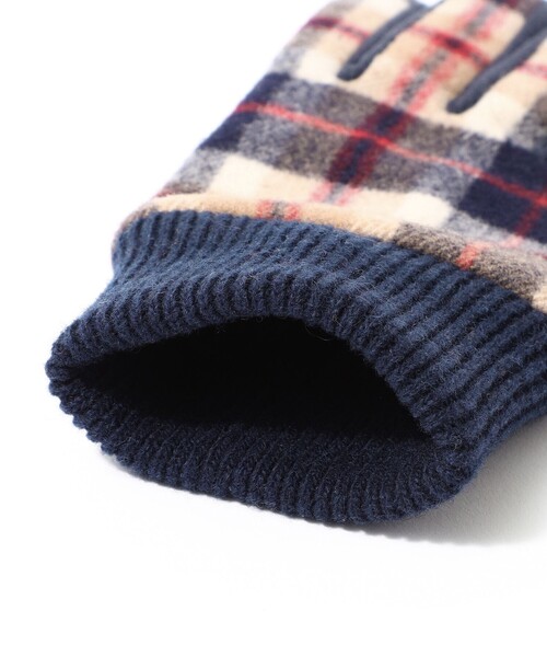 MACKINTOSH PHILOSOPHY（ﾏｯｷﾝﾄｯｼｭ ﾌｨﾛｿﾌｨｰ）の「ハウスチェック　グローブ（手袋・メンズ・グレー/ベージュ系その他4・FREE）」の8枚目の写真