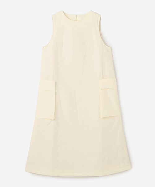 Bshop（ビショップ）の「eunoia | サイドポケット パディングドレス WOMEN（ワンピース・レディース・クリーム/ブラック・ONE）」の15枚目の写真