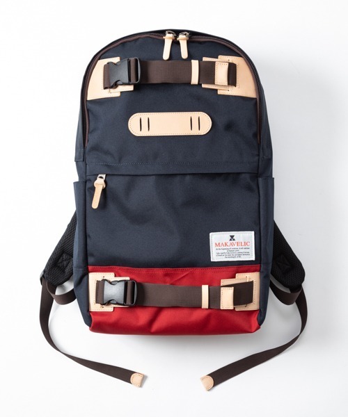 MAKAVELIC(マキャベリック)の「【MAKAVELIC】ROOTAGE DAYPACK(バックパック/リュック・メンズ・ネイビー/ブラック・FREE)」の1枚目の写真