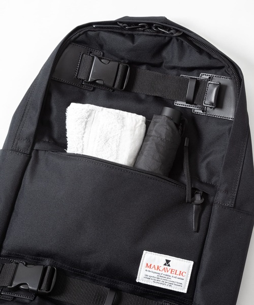 MAKAVELIC(マキャベリック)の「【MAKAVELIC】ROOTAGE DAYPACK(バックパック/リュック・メンズ・ネイビー/ブラック・FREE)」の4枚目の写真