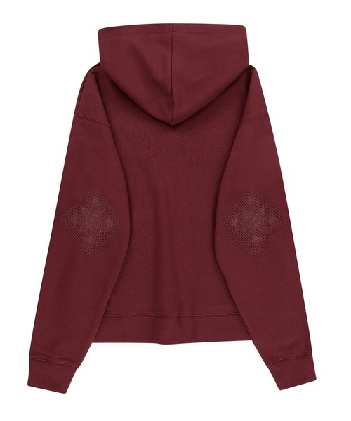 SLOWACID（スローアシッド）の「【UNISEX】SLOW ACID／ロゴパッチフーディ―（パーカー・レディース・ブラック/ボルドー/モカ・MEDIUM/LARGE）」の15枚目の写真