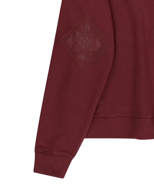 SLOWACID（スローアシッド）の「【UNISEX】SLOW ACID／ロゴパッチフーディ―（パーカー・レディース・ブラック/ボルドー/モカ・MEDIUM/LARGE）」の16枚目の写真