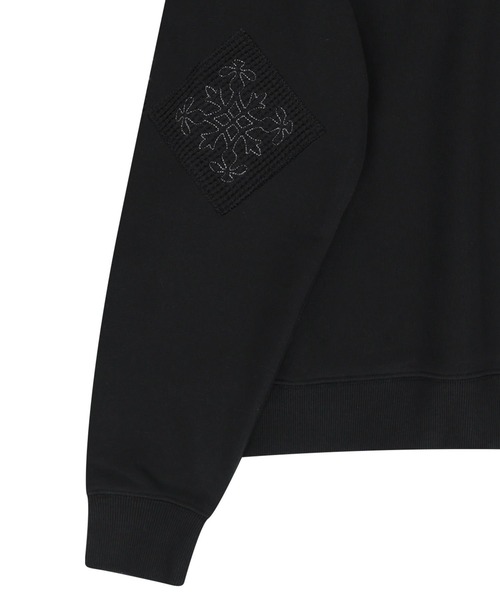 SLOWACID（スローアシッド）の「【UNISEX】SLOW ACID／ロゴパッチフーディ―（パーカー・レディース・ブラック/ボルドー/モカ・MEDIUM/LARGE）」の22枚目の写真