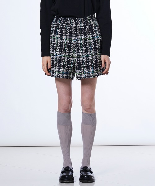 DOUBLE STANDARD CLOTHING(ダブルスタンダードクロージング)の「MIXツイードショートパンツ(その他パンツ・レディース・マルチ・36/38)」の3枚目の写真