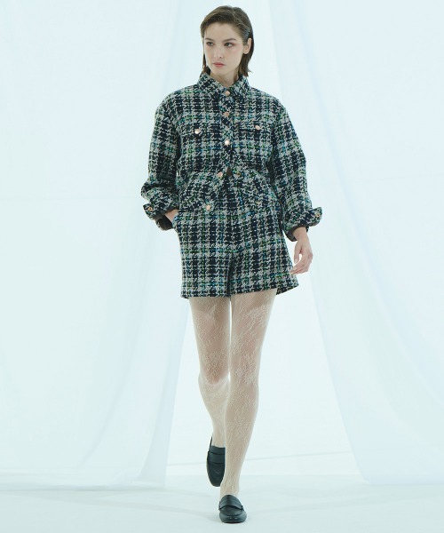 DOUBLE STANDARD CLOTHING(ダブルスタンダードクロージング)の「MIXツイードショートパンツ(その他パンツ・レディース・マルチ・36/38)」の12枚目の写真