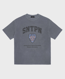 SPキャップピグメント半袖Tシャツブルー