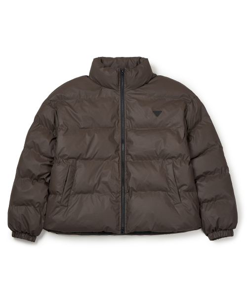 TENER(テネル)の「Patch Leather Padded-Brown(ダウンジャケット/コート・メンズ・その他・FREE)」の1枚目の写真