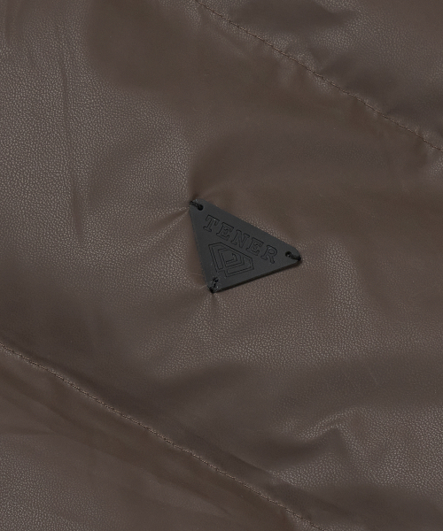 TENER(テネル)の「Patch Leather Padded-Brown(ダウンジャケット/コート・メンズ・その他・FREE)」の5枚目の写真