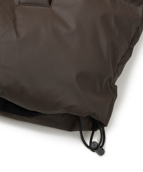 TENER(テネル)の「Patch Leather Padded-Brown(ダウンジャケット/コート・メンズ・その他・FREE)」の7枚目の写真