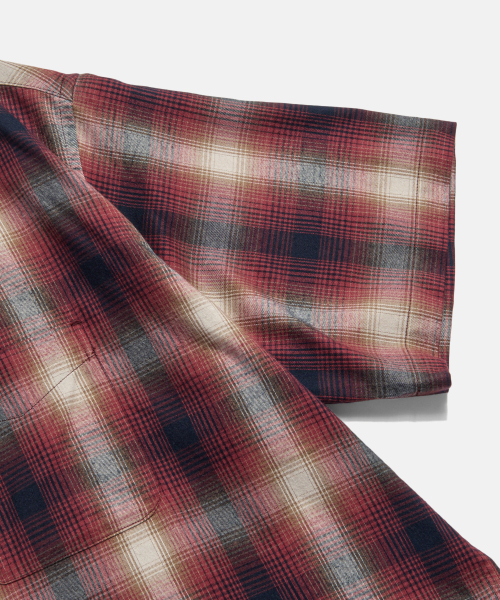 ESPIONAGE(エスピオナジ)の「コンフォート S/S シャツ レッド オンブレ(シャツ/ブラウス・レディース・その他・MEDIUM/X-LARGE)」の6枚目の写真