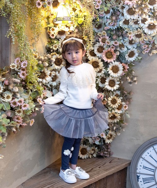 Rora（ローラ）の「サテンノット カチューシャ（カチューシャ・キッズ・ブラック/アイボリー・FREE）」の11枚目の写真