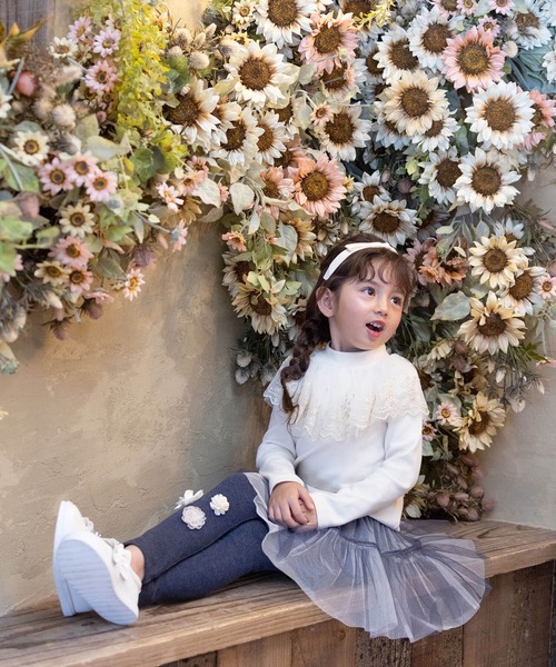 Rora（ローラ）の「サテンノット カチューシャ（カチューシャ・キッズ・ブラック/アイボリー・FREE）」の13枚目の写真