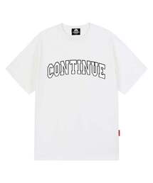 CONTINUE LOGO Tシャツ - ホワイト