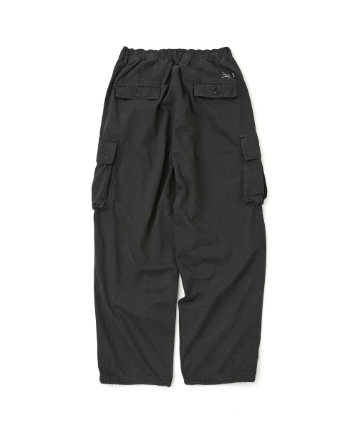 WMC(ダブリューエムシー)の「ウォッシュドバンディングカーゴパンツ_BLACK(その他パンツ・メンズ・ブラック・36(XL)/30(M)/32(L))」の3枚目の写真