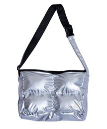 DAMP（ドントアスクマイプラン）の「2WAY padded messenger bag_silver（メッセンジャーバッグ）」
