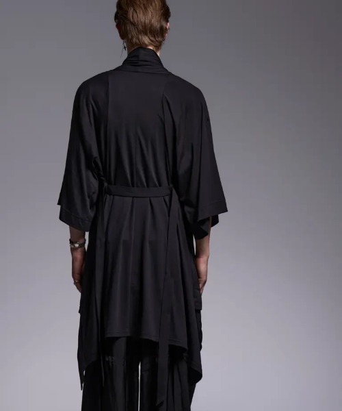 kiryuyrik(キリュウキリュウ)の「Kiryuyrik/キリュウキリュウ/KIMONO-Sleeve Cardigan / 着物スリーブ カーディガン(カーディガン/ボレロ・メンズ・ホワイト/ブラック・LARGE/SMALL/MEDIUM)」の7枚目の写真