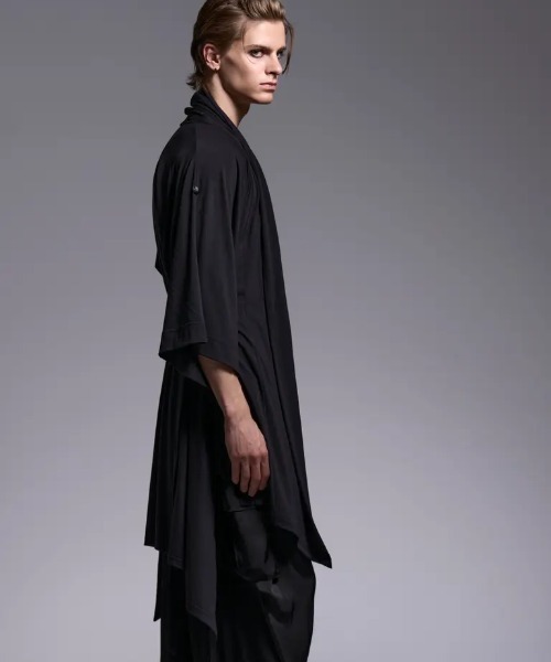 kiryuyrik(キリュウキリュウ)の「Kiryuyrik/キリュウキリュウ/KIMONO-Sleeve Cardigan / 着物スリーブ カーディガン(カーディガン/ボレロ・メンズ・ホワイト/ブラック・LARGE/SMALL/MEDIUM)」の9枚目の写真