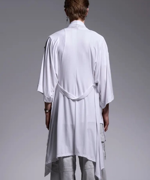 kiryuyrik(キリュウキリュウ)の「Kiryuyrik/キリュウキリュウ/KIMONO-Sleeve Cardigan / 着物スリーブ カーディガン(カーディガン/ボレロ・メンズ・ホワイト/ブラック・LARGE/SMALL/MEDIUM)」の13枚目の写真