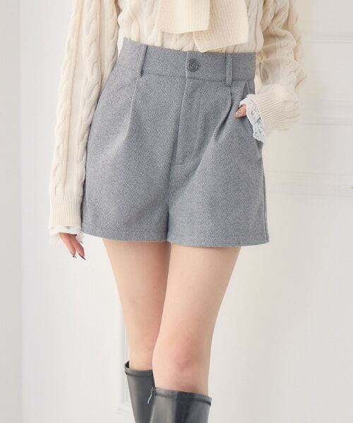 ems excite(エムズエキサイト)の「ヘリンボーンSPT(その他パンツ・レディース・ダークグレー/ブラウン・FREE)」の2枚目の写真