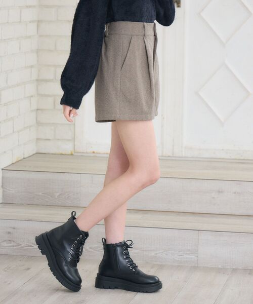 ems excite(エムズエキサイト)の「ヘリンボーンSPT(その他パンツ・レディース・ダークグレー/ブラウン・FREE)」の16枚目の写真