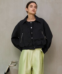 Layered Check Blouson/レイヤードチェックブルゾン