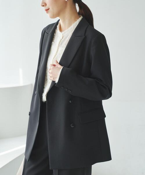 URBAN RESEARCH(アーバンリサーチ)の「ダブルブレストブレザージャケット(その他アウター・レディース・ネイビー/ブラック・36/38)」の22枚目の写真