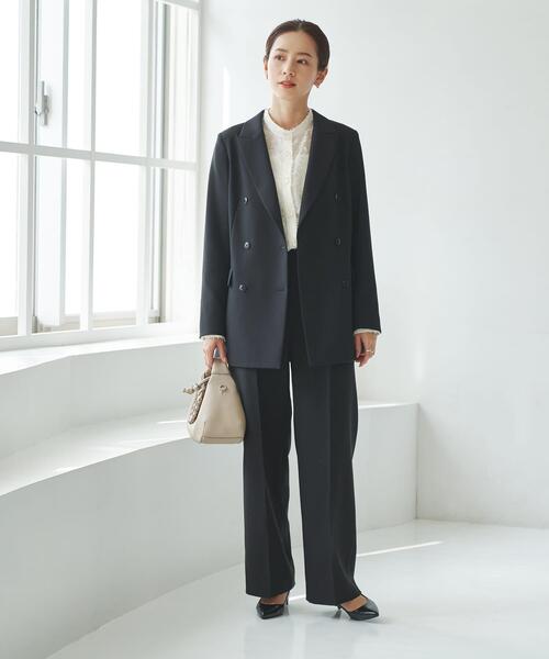 URBAN RESEARCH(アーバンリサーチ)の「ダブルブレストブレザージャケット(その他アウター・レディース・ブラック/ネイビー・36/38)」の6枚目の写真