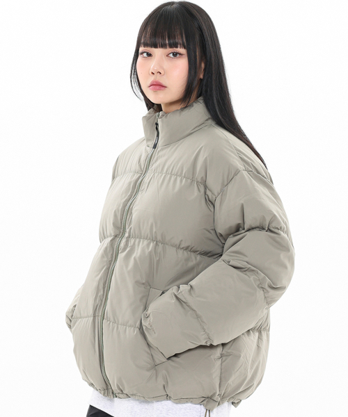 URBAN PLAYERS(アーバンプレイヤーズ)の「エムピーウェロンパファーショートパディング(カーキ)(ダウンジャケット/コート・レディース・その他・LARGE/MEDIUM)」の6枚目の写真