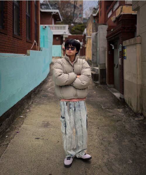 URBAN PLAYERS(アーバンプレイヤーズ)の「エムピーウェロンパファーショートパディング(カーキ)(ダウンジャケット/コート・レディース・その他・LARGE/MEDIUM)」の9枚目の写真