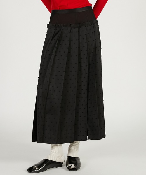 PRANK PROJECT（プランクプロジェクト）の「【2026Spring Pre-Order】ボックスプリテッドスカート / Box Pleated Skirt（スカート・レディース・ブラック/ホワイト・36/38）」の12枚目の写真