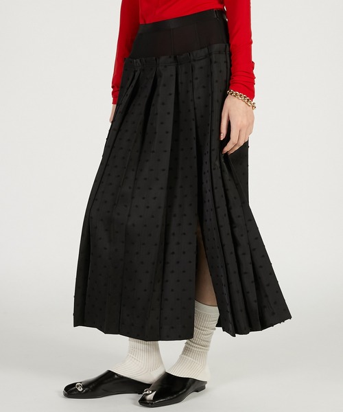 PRANK PROJECT（プランクプロジェクト）の「【2026Spring Pre-Order】ボックスプリテッドスカート / Box Pleated Skirt（スカート・レディース・ブラック/ホワイト・36/38）」の13枚目の写真