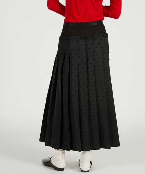 PRANK PROJECT（プランクプロジェクト）の「【2026Spring Pre-Order】ボックスプリテッドスカート / Box Pleated Skirt（スカート・レディース・ブラック/ホワイト・36/38）」の14枚目の写真