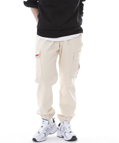 SAINTCREW(セントクルー)の「レトロラインカーゴジョガーパンツ RL-311CJ クリーム(スウェットパンツ・メンズ・その他・SMALL/MEDIUM/LARGE/X-LARGE)」の2枚目の写真