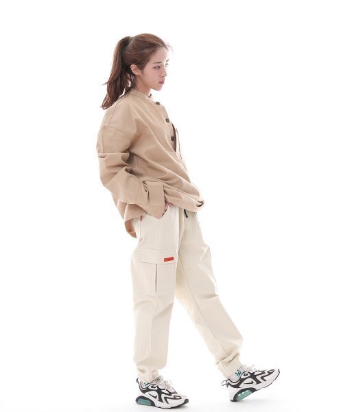 SAINTCREW(セントクルー)の「レトロラインカーゴジョガーパンツ RL-311CJ クリーム(スウェットパンツ・メンズ・その他・SMALL/MEDIUM/LARGE/X-LARGE)」の3枚目の写真