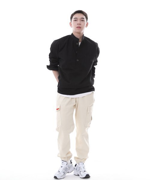 SAINTCREW(セントクルー)の「レトロラインカーゴジョガーパンツ RL-311CJ クリーム(スウェットパンツ・メンズ・その他・SMALL/MEDIUM/LARGE/X-LARGE)」の4枚目の写真